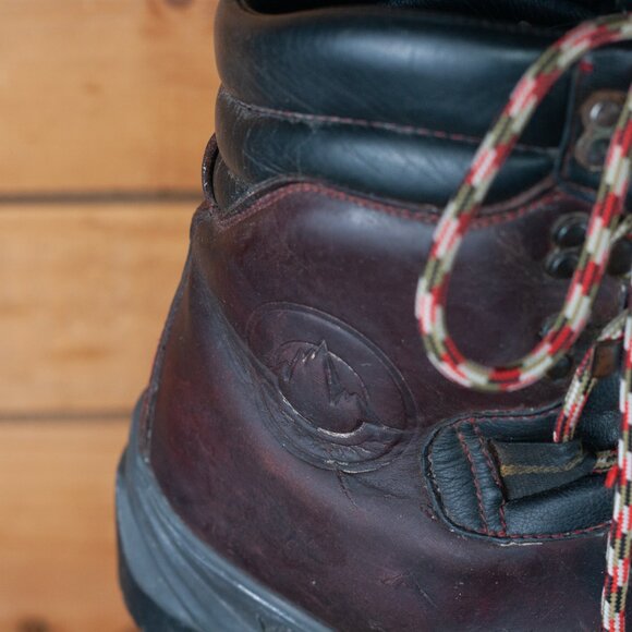 Vintage 90s La Sportiva K2 Leather Mountaineering Boots Made In Italy - Men\'s 10